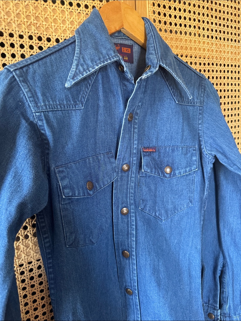 Vintage Dolly Parton Denim Western Shirt